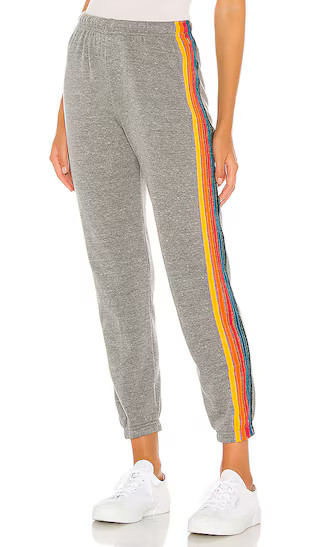 Aviator Nation 5 Stripe Sweatpants in Grey. - size S | Revolve Clothing (Global)