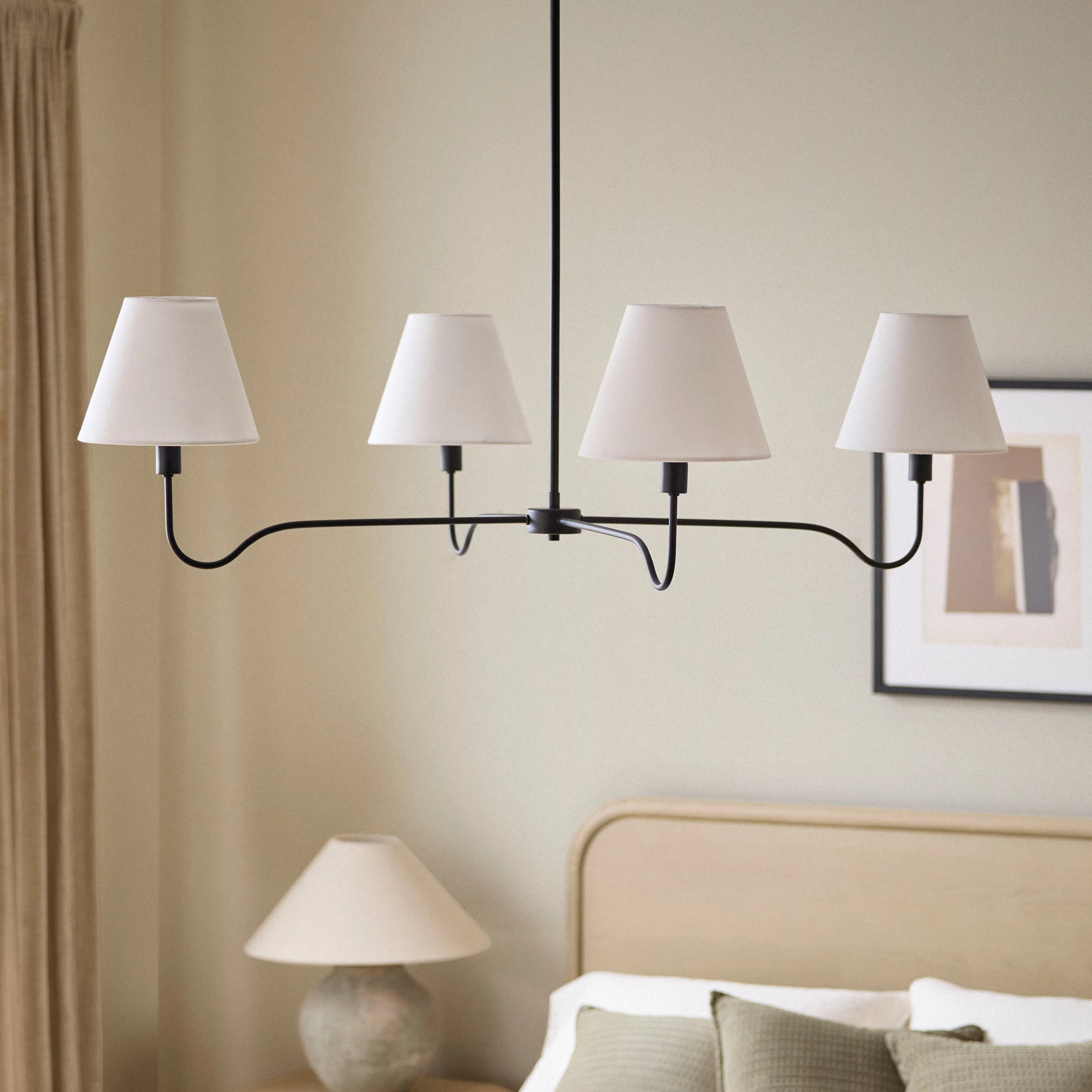 Lombard Chandelier - Black | Article