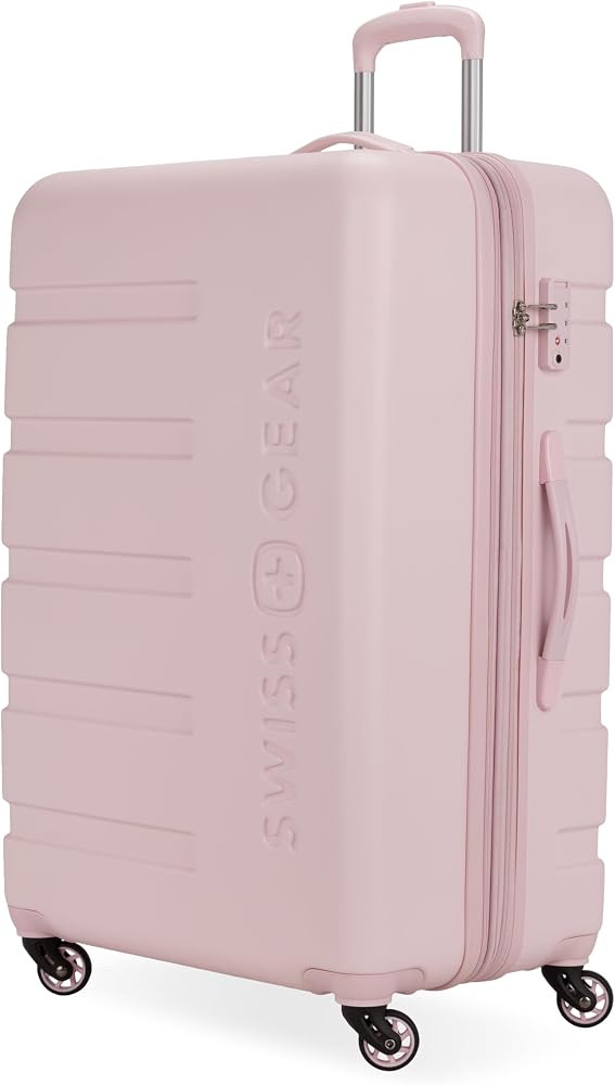 SWISSGEAR Signature Hardside Expandable Checked Large Spinner Luggage, ABS Construction, TSA-Frie... | Amazon (US)