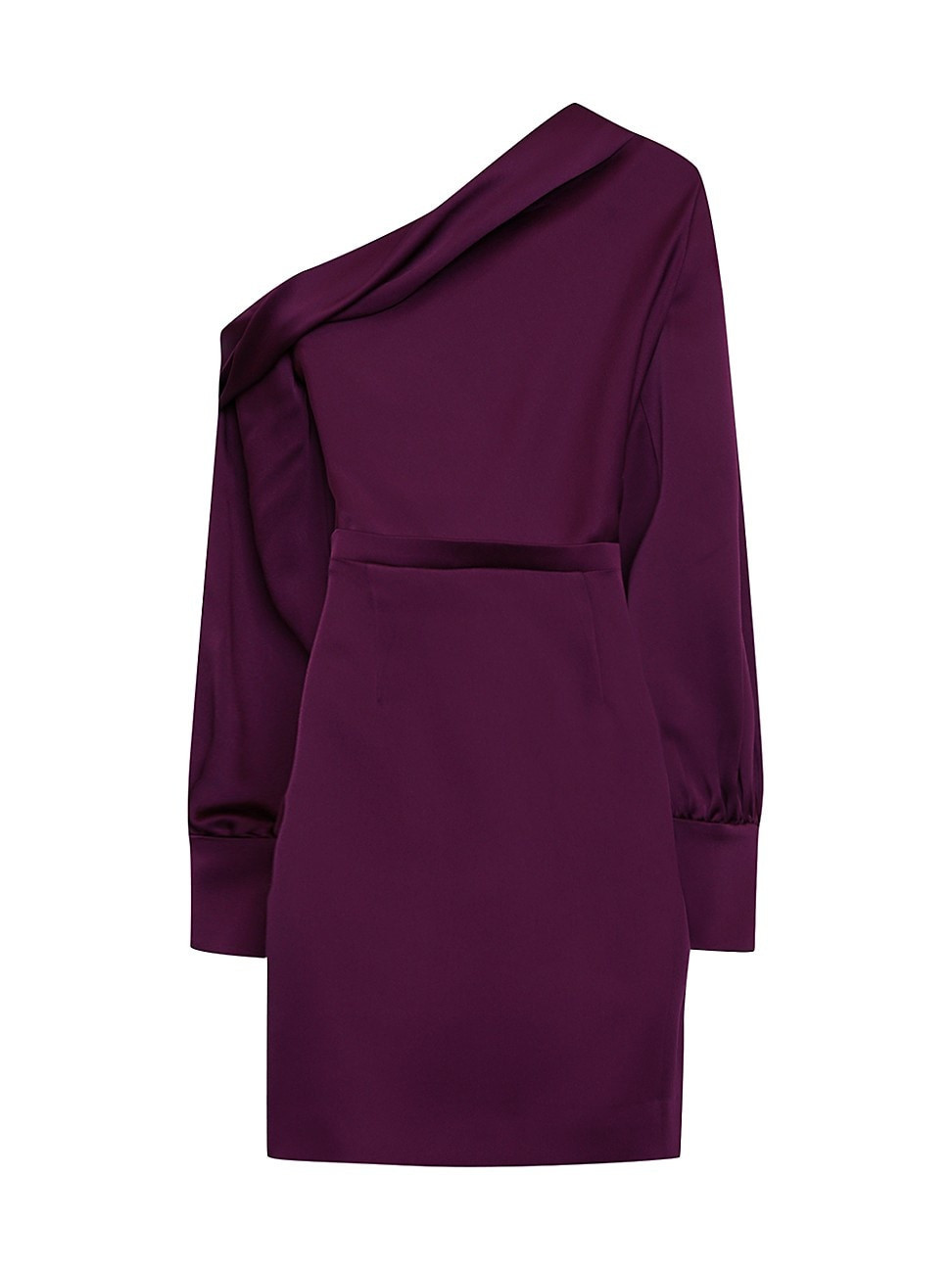 Women's Cameron One-Shoulder Minidress - Plum - Size 4 | Saks Fifth Avenue