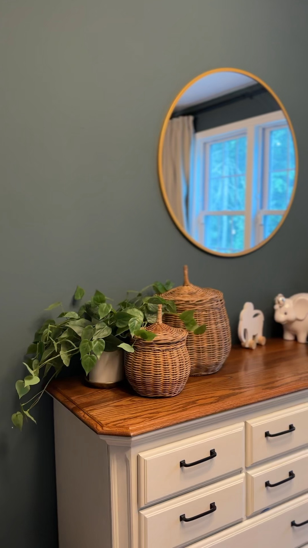 Amazon woven baskets, target round gold mirror

#LTKFindsUnder100 #LTKHome #LTKVideo