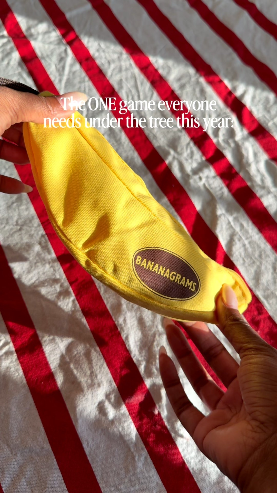 We’ve been obsessed with Bananagrams lately — it’s fast, competitive, easy to learn, and somehow turns everyone into a word genius under pressure 😂
Perfect for travel, family nights, or when you need a break from screens. Trust me, once someone yells BANANAS! it’s over. #ad #gamenight #moosegames #bananagrams @moosegamesofficial


#LTKGiftGuide #LTKKids #LTKmomlife