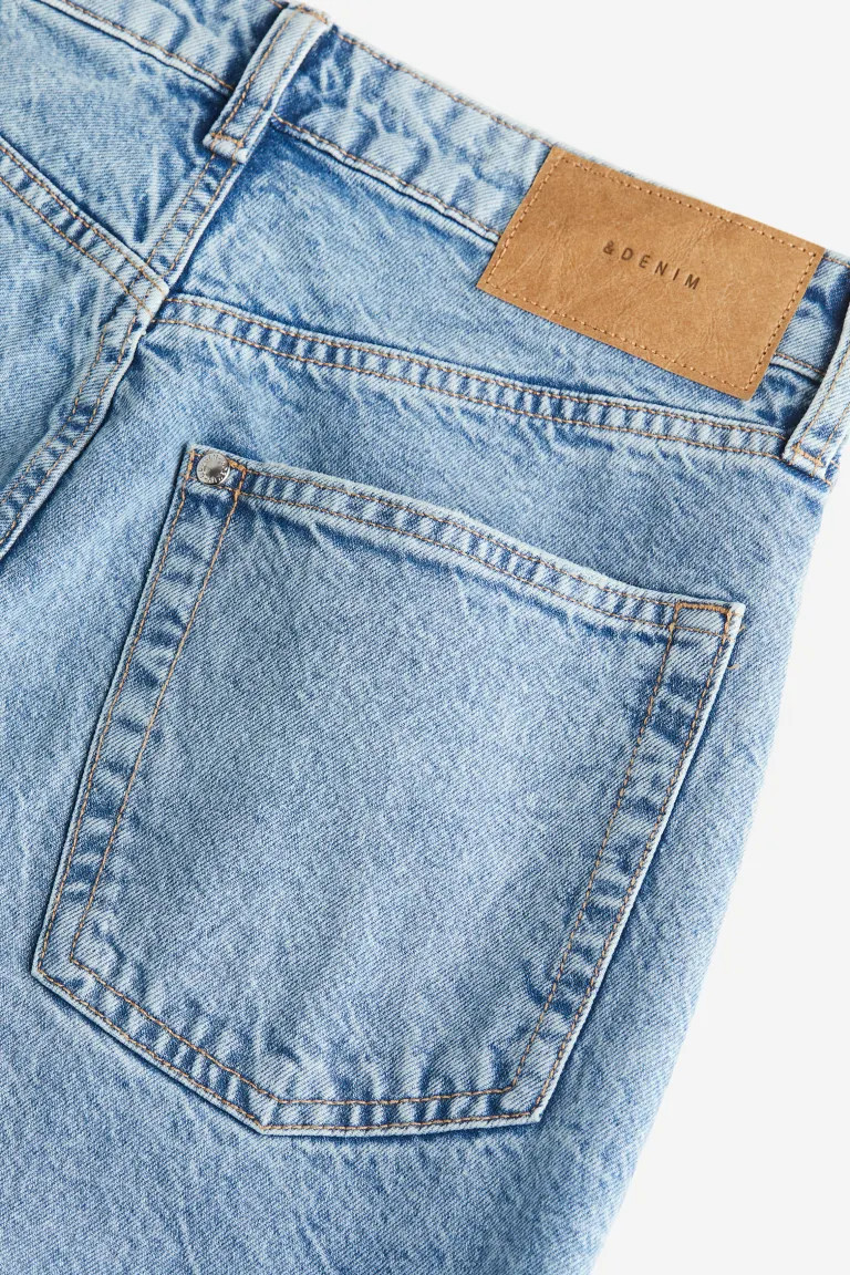 Wide Ultra High Jeans - Light denim blue - Ladies | H&M US | H&M (US + CA)