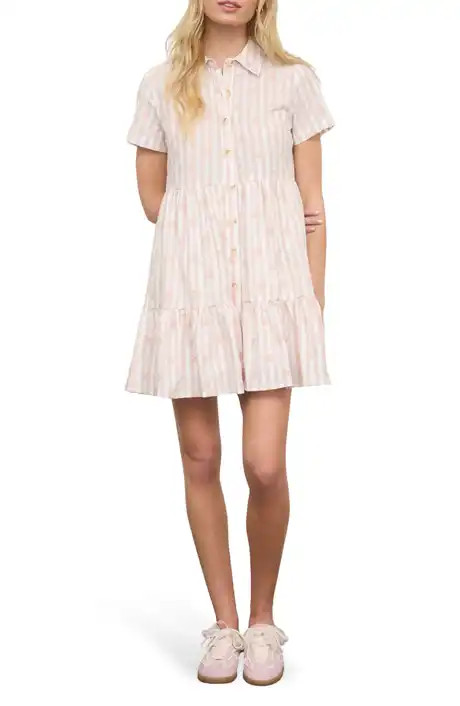 Nicole Miller Puff Sleeve Shirtdress (Women) | Nordstromrack | Nordstrom Rack
