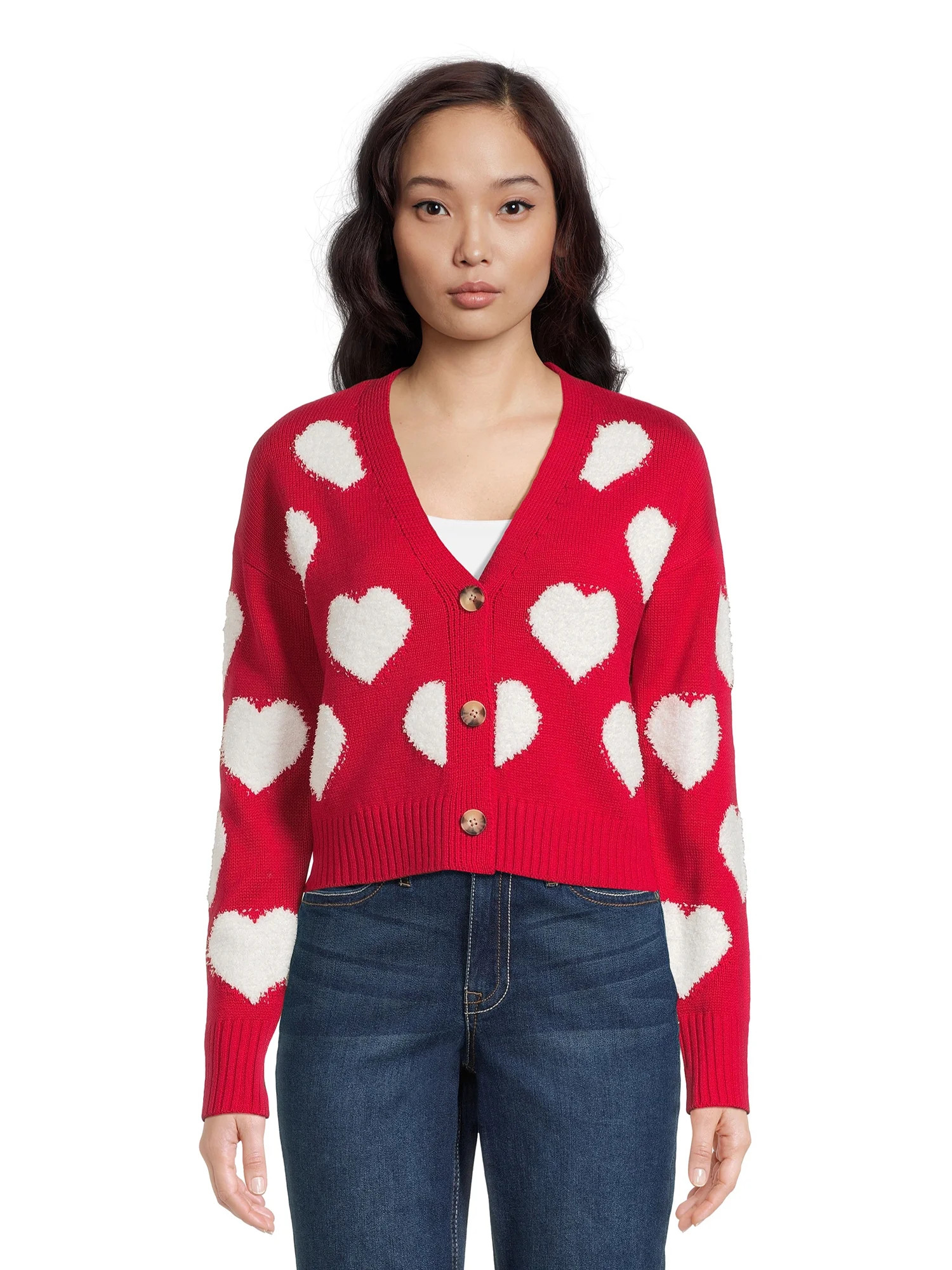 No Boundaries Juniors Novelty Cardigan, Sizes XS-3XL | Walmart (US)