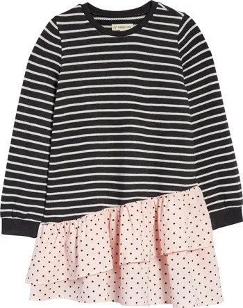 Kids' Long Sleeve Flounce Dress | Nordstrom