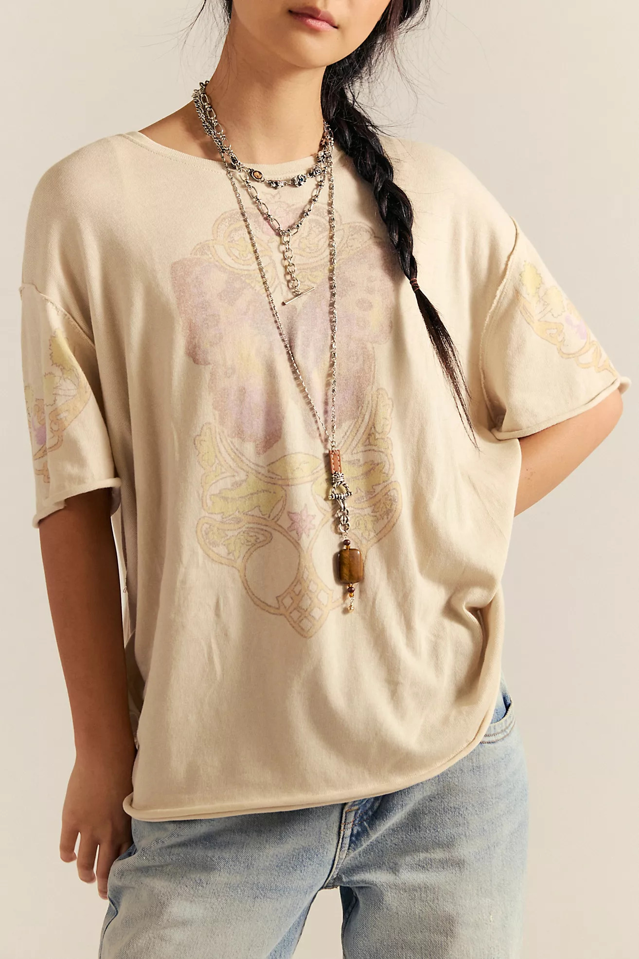 We The Free Cosmic Bloom Graphic Tee | Free People (Global - UK&FR Excluded)
