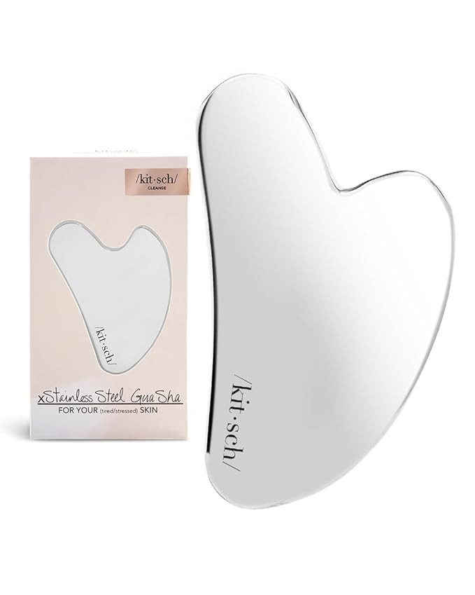 Kitsch Stainless Steel Gua Sha Facial Tools, Lymphatic Drainage Massager for Face, Chin & Jawline... | Amazon (US)