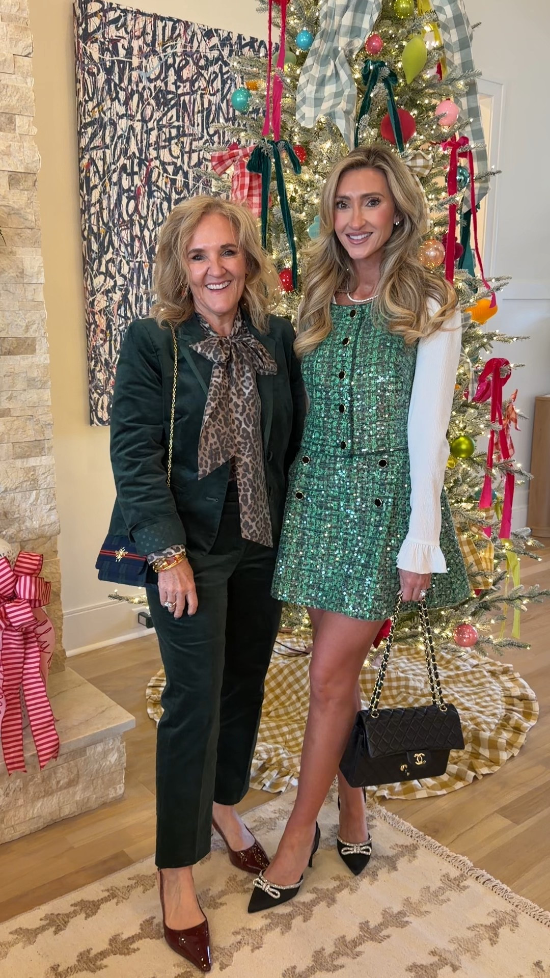 My friend Steph looked darling in this skirt and vest! Holiday party perfect. 

Green velvet suit is gorgeous! Get it now! While sizes sew still here. 
Blazer size 10
Pants size 8 petite 

#LTKPetite #LTKHoliday #LTKOver40