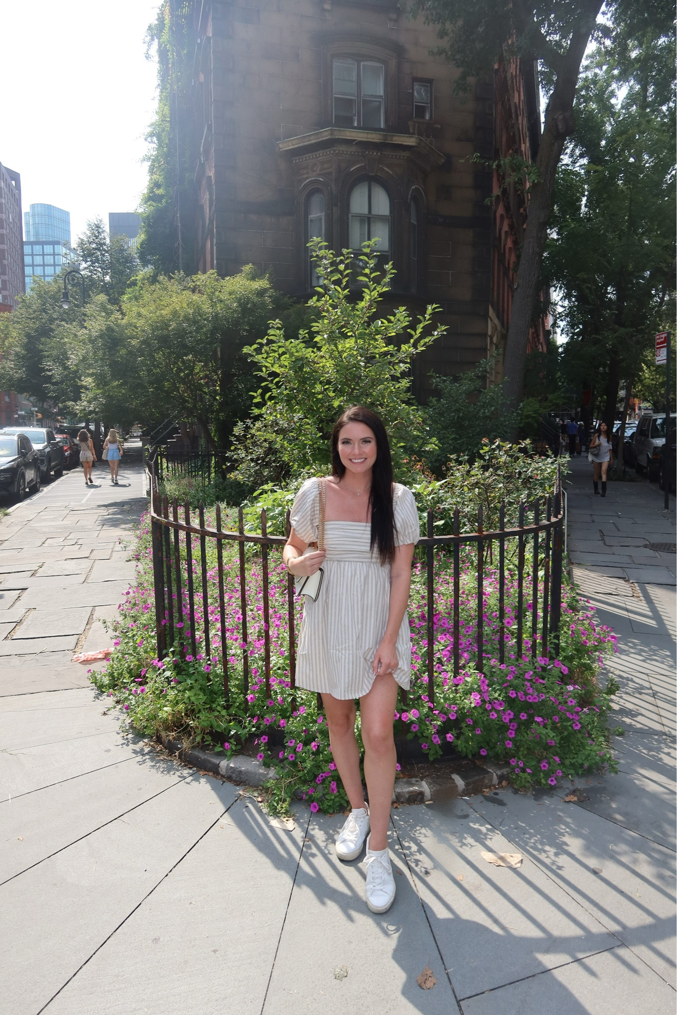 Striped summer dress in NYC 🤍

#LTKU #LTKStyleTip #LTKSeasonal