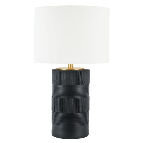 Walker Table Lamp, Black | One Kings Lane