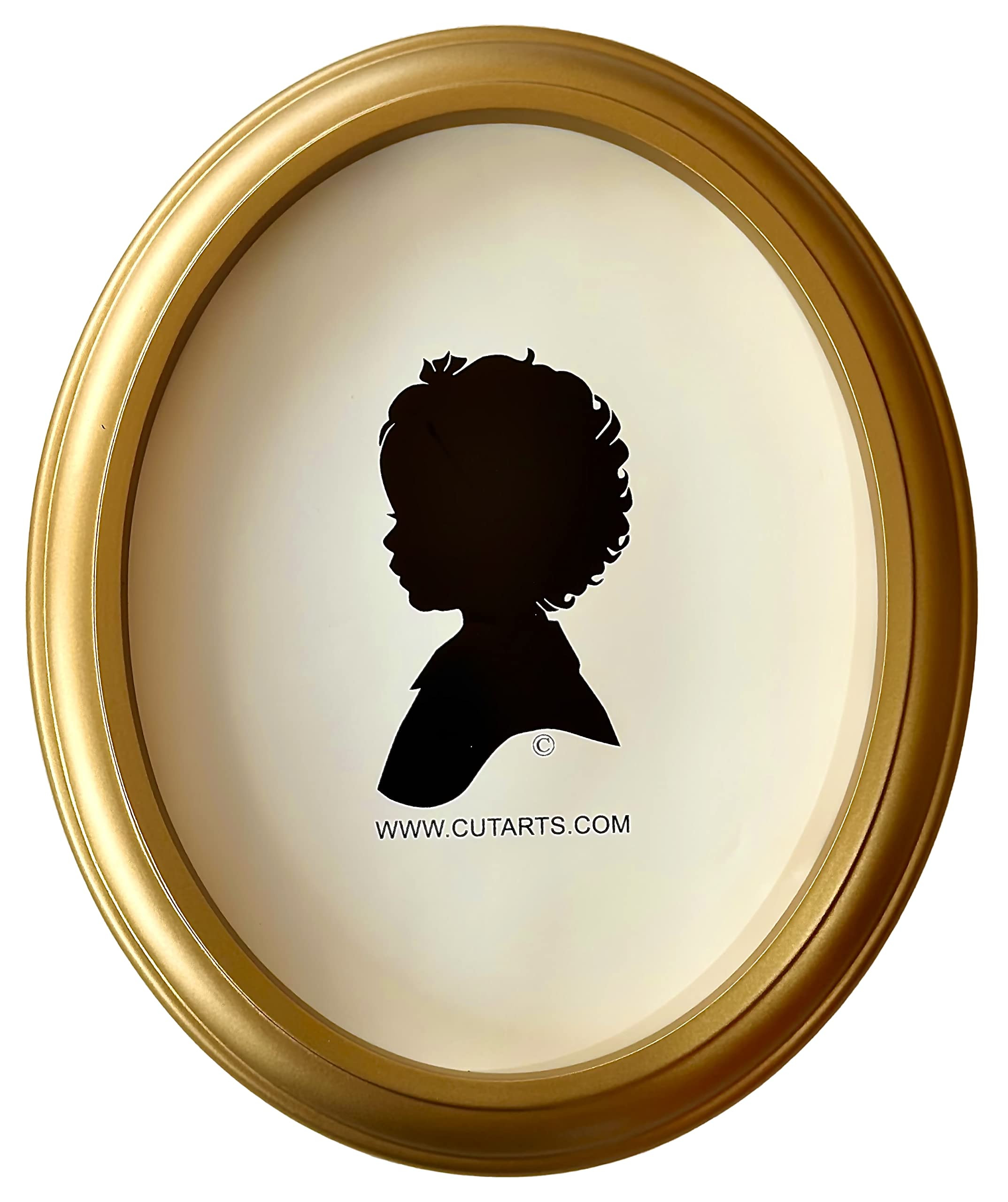 CUT ARTS 8x10 Gold Oval Frame | Amazon (US)