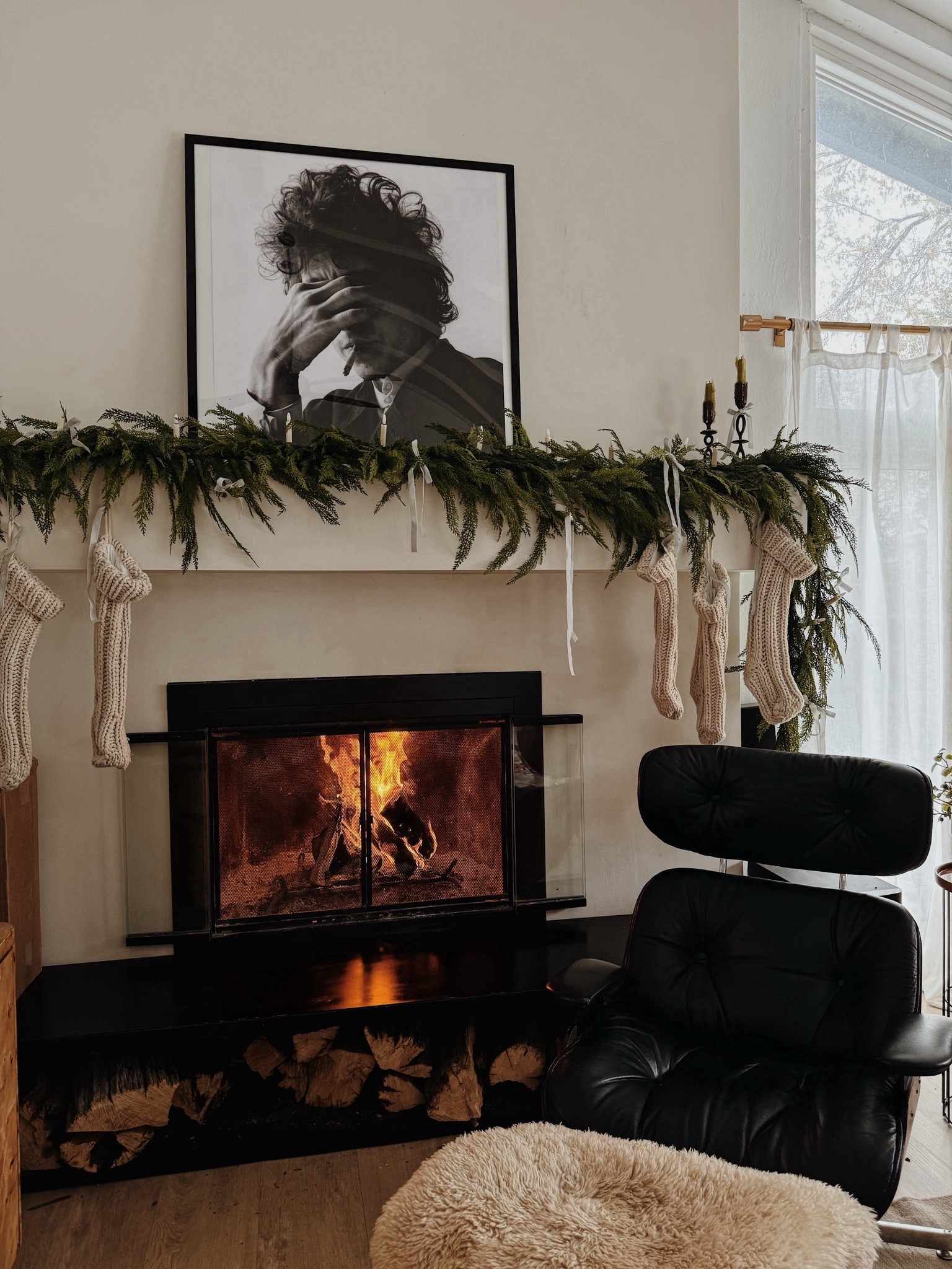 Faux Cedar Garland for the win! 

#LTKhome #LTKHoliday #LTKSeasonal