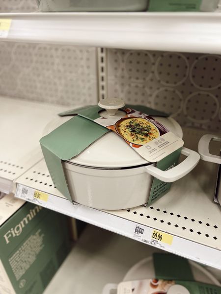 How pretty is this enamel Dutch oven from targets new cookware line?! 

#LTKfindsunder100 #LTKhome