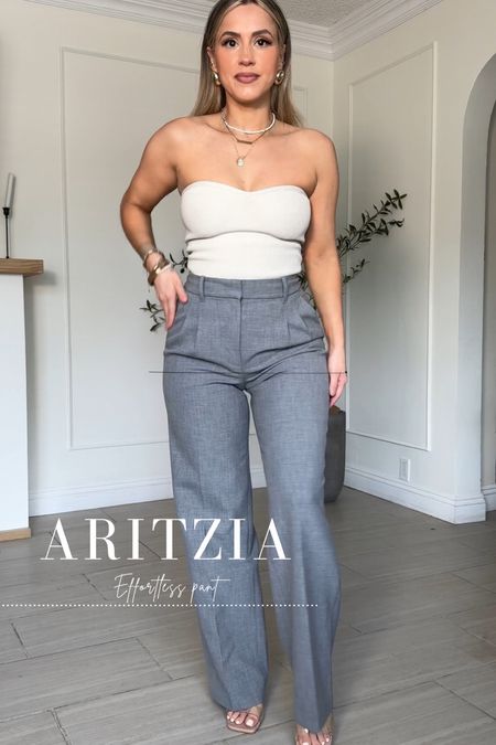 These pantssssss omg they're amazing! Aritzia's Effortless pants I. Size 4R (I'm right under 5'3). #aritziapartner

#LTKworkwear #LTKstyletip #LTKU
