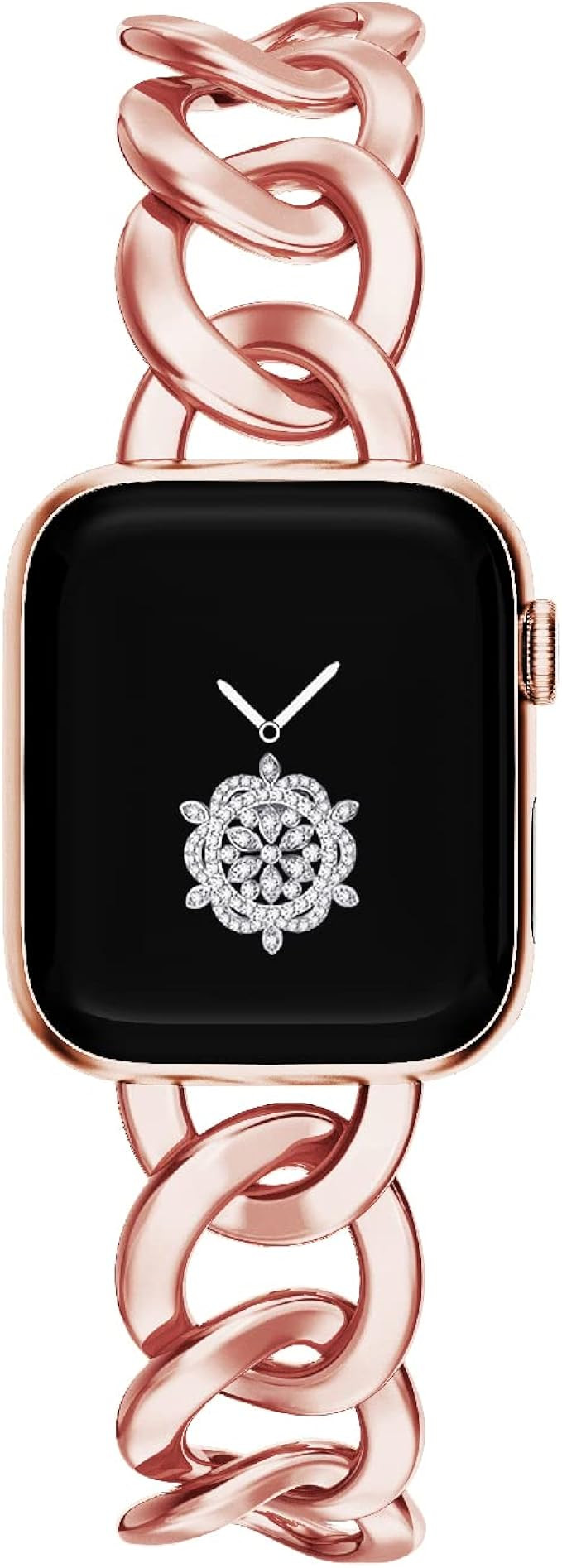 Kolgios 38/40/41/42/44/45mm Cool Women Chain Metal Smartwatch Bands Compatible for Apple Watch Ba... | Amazon (US)