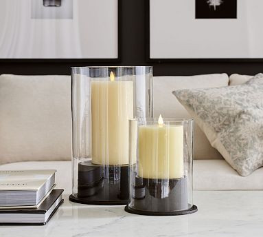 Austin Reversible Hurricane Candleholders | Pottery Barn (US)