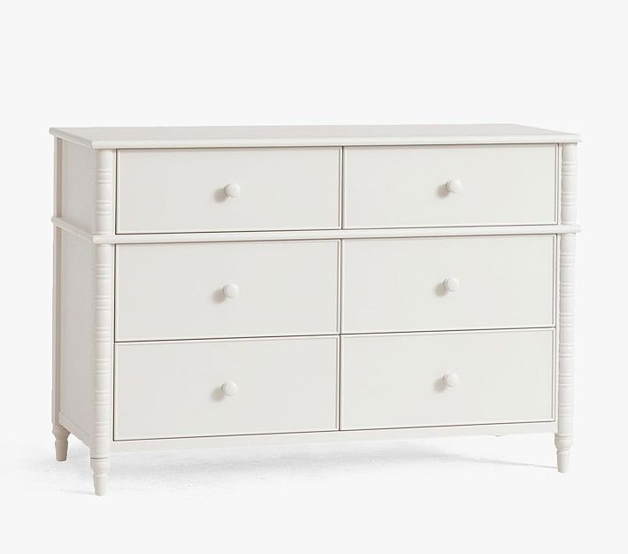Elsie Extra Wide Dresser, Simply White, In-Home Delivery | Pottery Barn Kids
