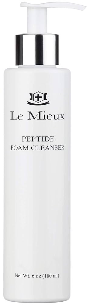 Le Mieux Peptide Foam Cleanser - Age Defying Face Wash with Marine Collagen & 3 Peptides for Glowing Skin, Foaming Cleanser for Dry Skin, No Parabens or Sulfates (6 oz / 180 ml) | Amazon (US)