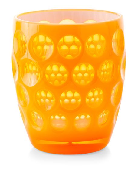 Mario Luca Giusti Lente Fluo Acrylic Drinking Glass, Orange | Bergdorf Goodman