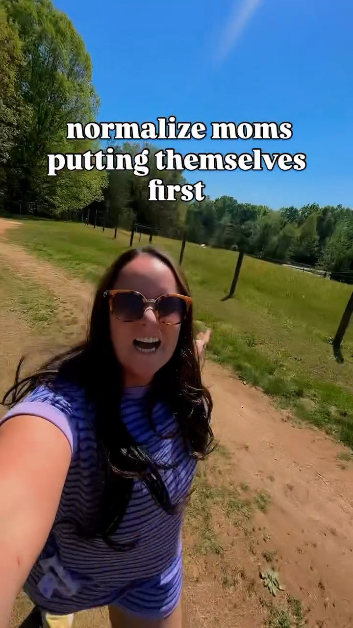 Day 16/60 ✨
normalize moms putting themselves first.

not selfish… necessary.

I’ll never feel guilty for taking care of me
because that’s how I show up better for them 💜 

show up. do your best. get it done.

#mom #momof2 #momlife #relatablemom #momcontent

#LTKMothersDay #LTKmomlife #LTKActive