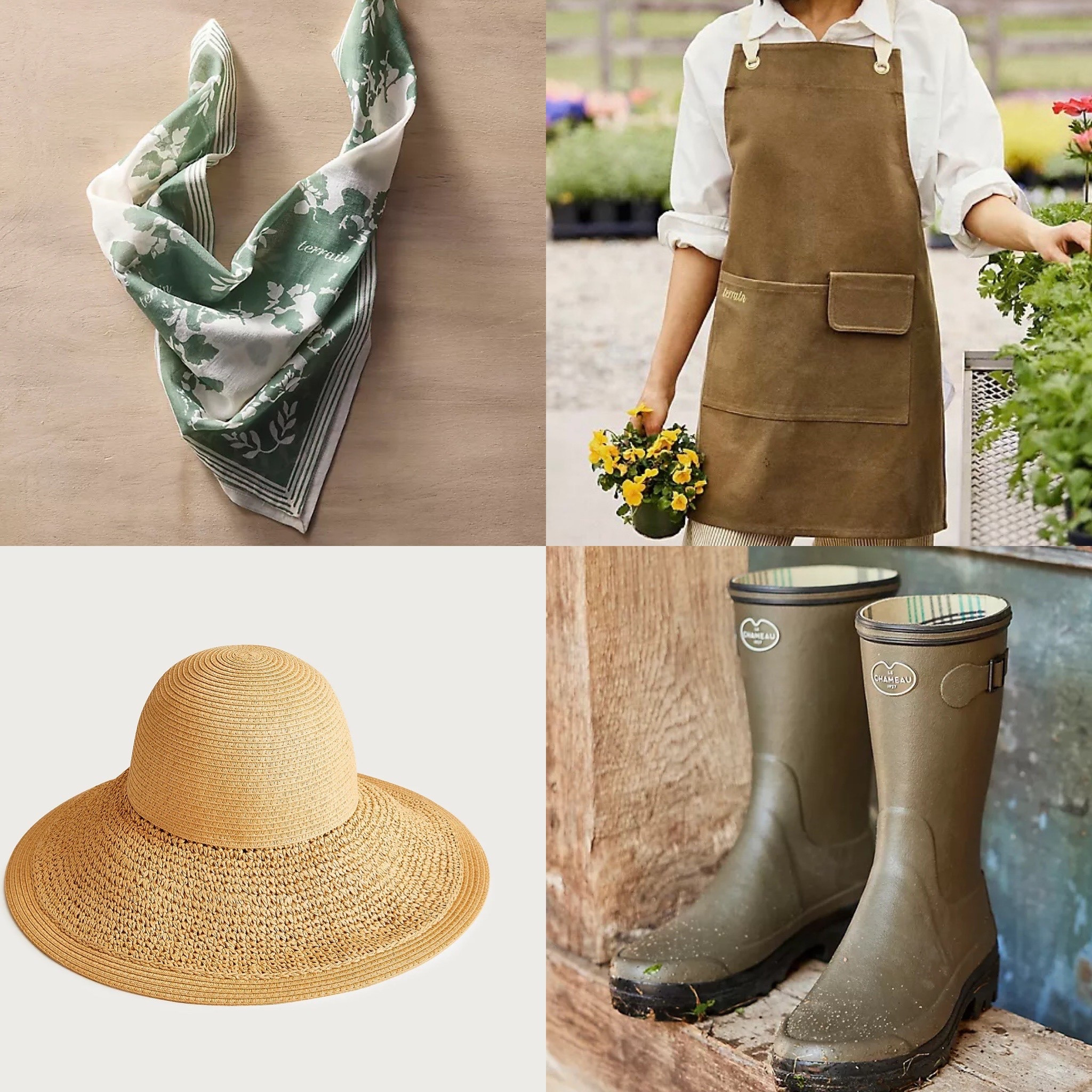 Of course when I garden I need the right clothing! 

Spring fashion, gardening essential, gardening apparel, apron, sunhat, scarf, rain boots 

#LTKOver40 #LTKSeasonal