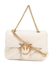 Leather Love Birds Quilted Puff Mini Shoulder Bag | Handbags | Marshalls | Marshalls