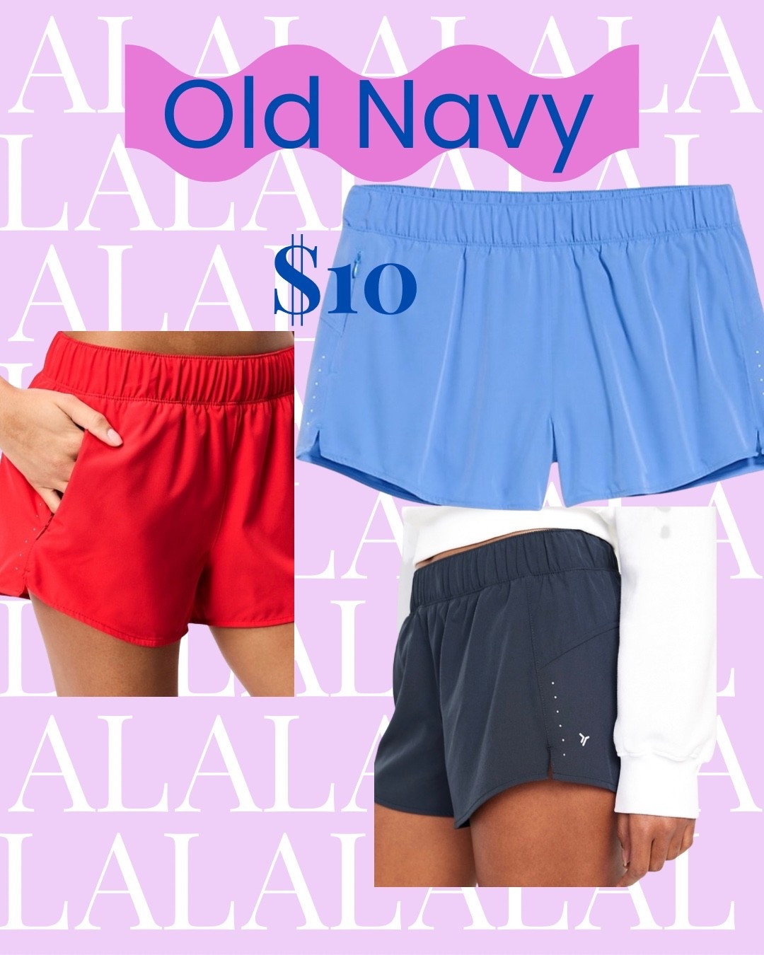 $10 ATHLETIC SHORTS 👏 

old navy | activewear 

#LTKfitnessgoals #LTKootd