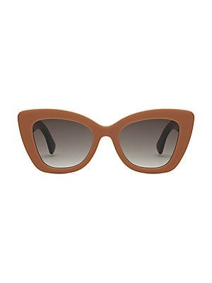 70mm Logo Print Cateye Sunglasses | Saks Fifth Avenue