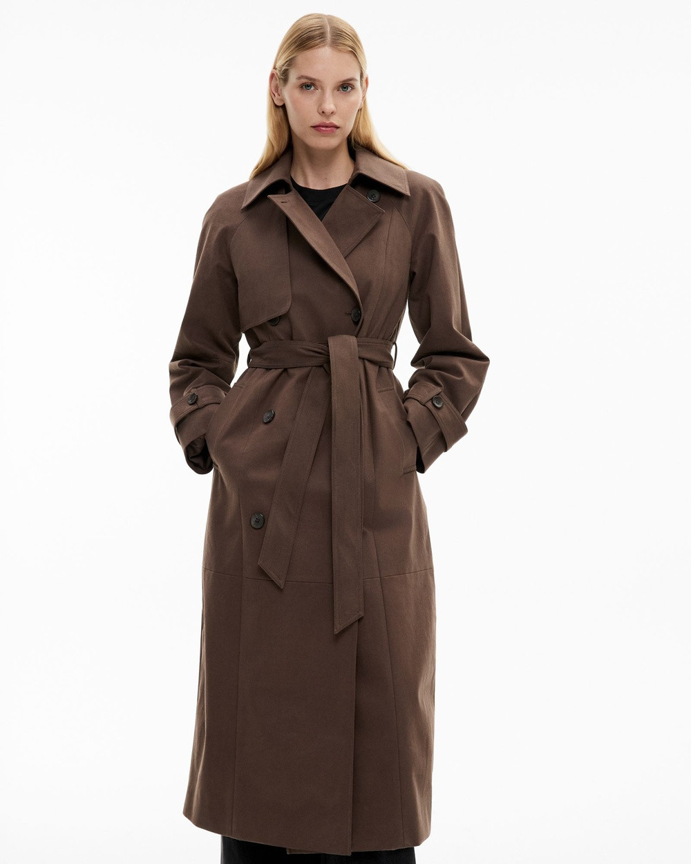 Witchery - Suedette Trench - Trench Coats (Brown) Suedette Trench | THE ICONIC (AU & NZ)
