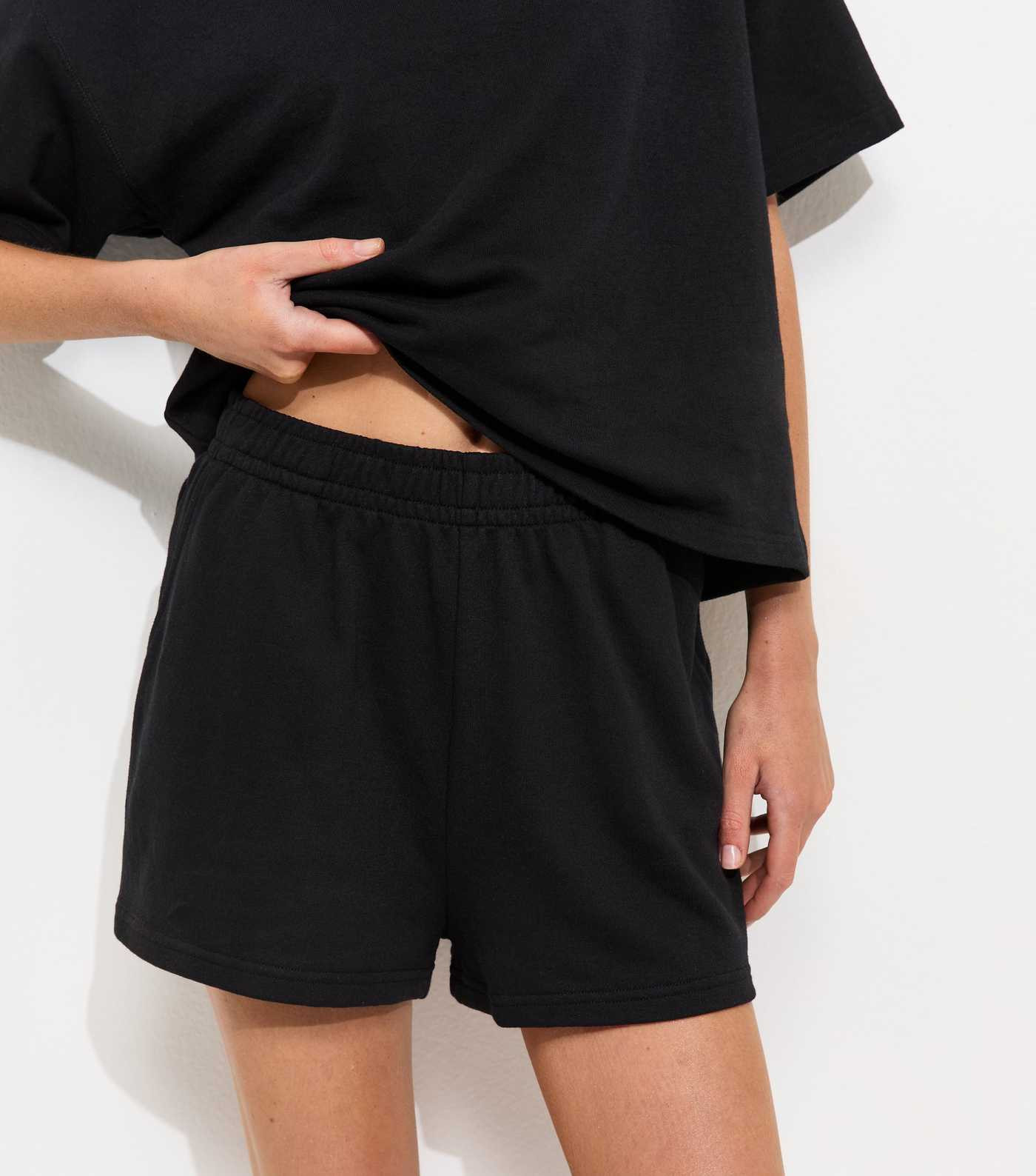 Black Jersey Jogger Shorts | New Look | New Look (UK)
