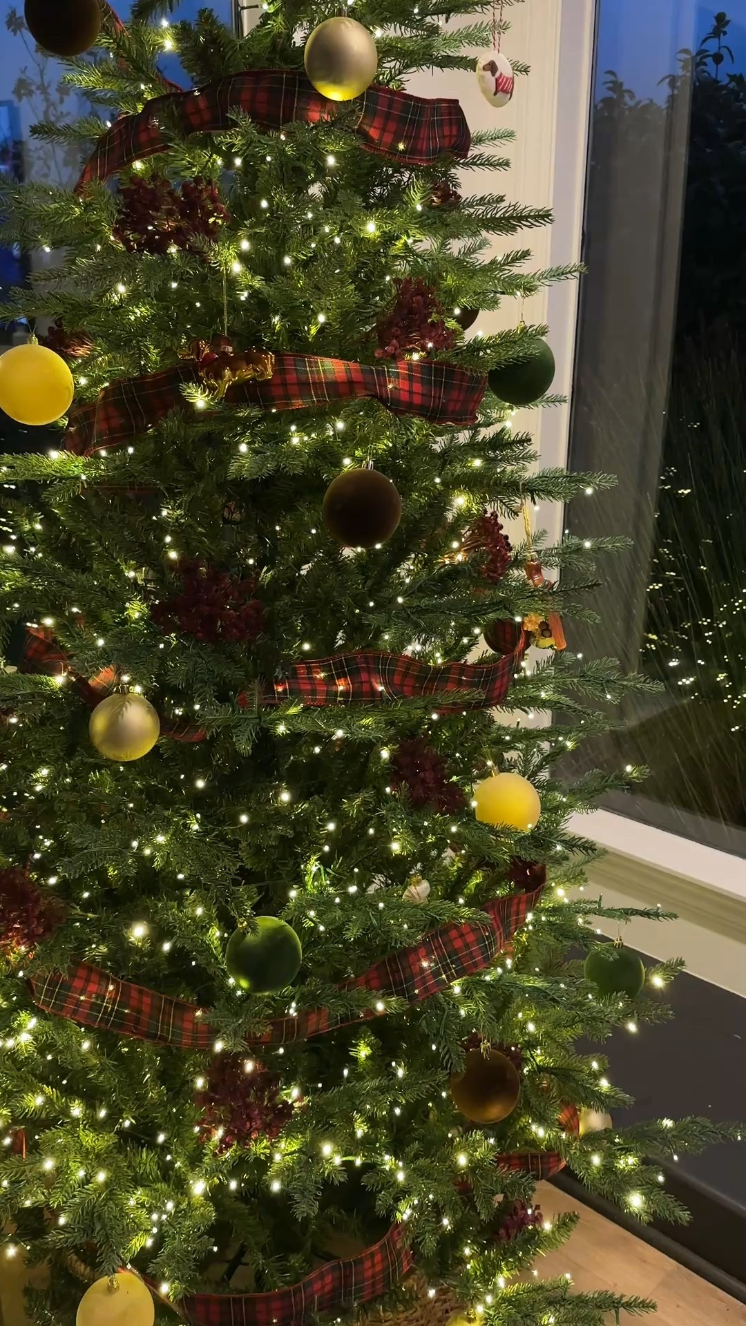 It’s a Ralph Lauren Christmas 🧸♥️🌲 loving the plaid ribbon this year, paired with velvet balls and faux red florals. Not done decorating but I love how it’s coming along!! I bought four of the baby’s breath and two of the ribbons for my 7.5’ tree. 

#LTKHome #LTKSeasonal #LTKHoliday