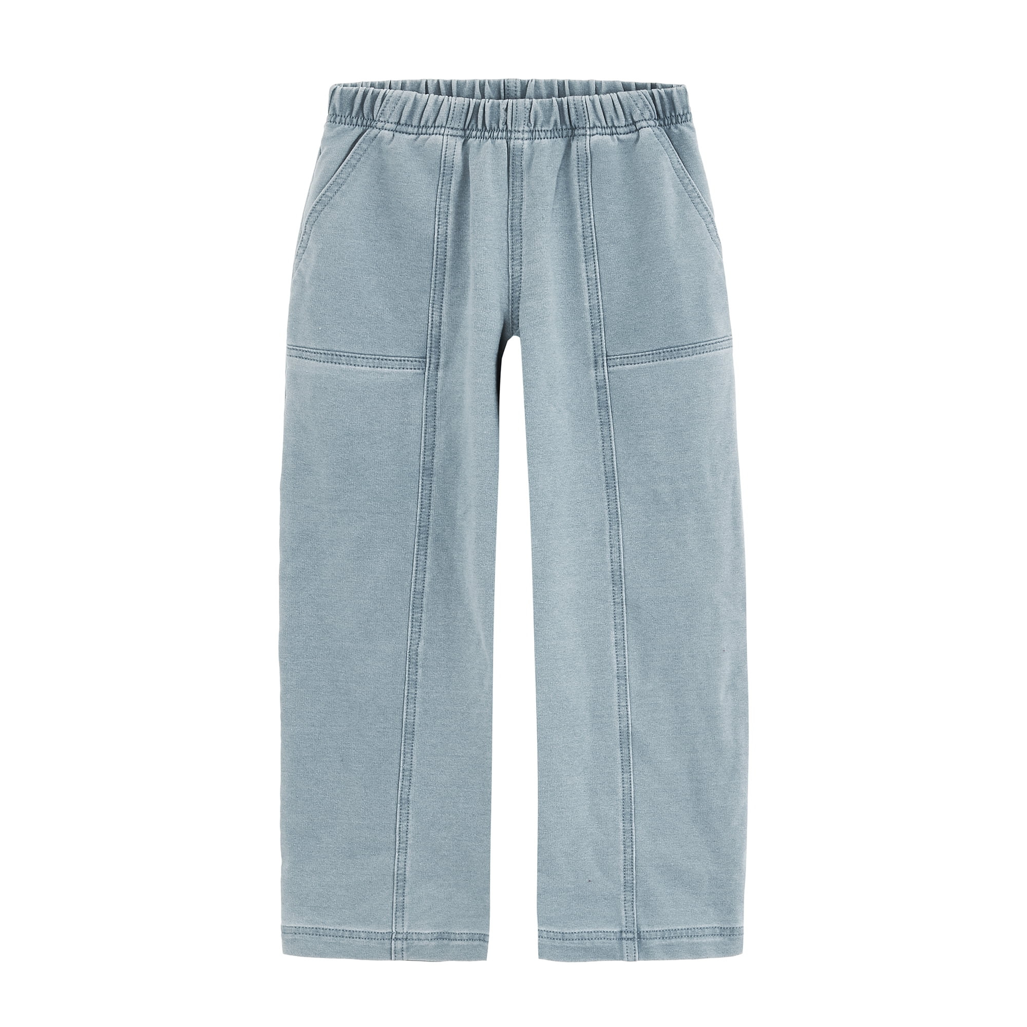 Wonder Nation Girls Knit Denim Pants, Sizes 4-18 & Plus | Walmart (US)