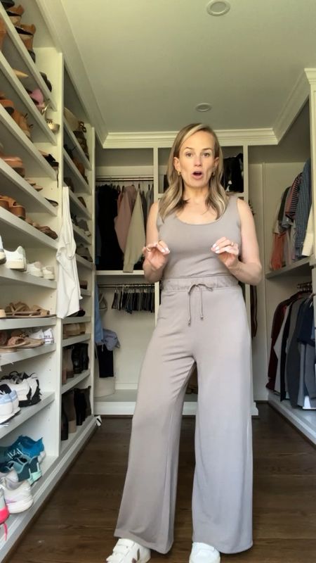 Size small petite in this lounge jumpsuit from Abercrombie. SO COZY!

#LTKfindsunder100 #LTKVideo #LTKstyletip