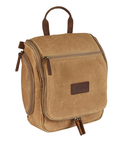 Waxed-Canvas Personal Organizer Toiletry Bag, Medium | L.L. Bean