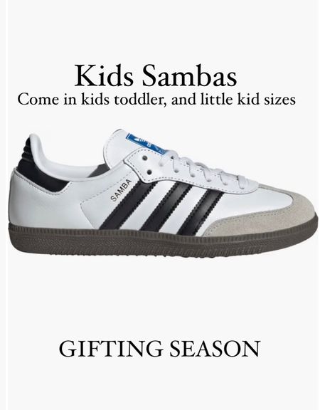 Kids adidas sambas sneakers 

#LTKGiftGuide #LTKshoecrush #LTKkids