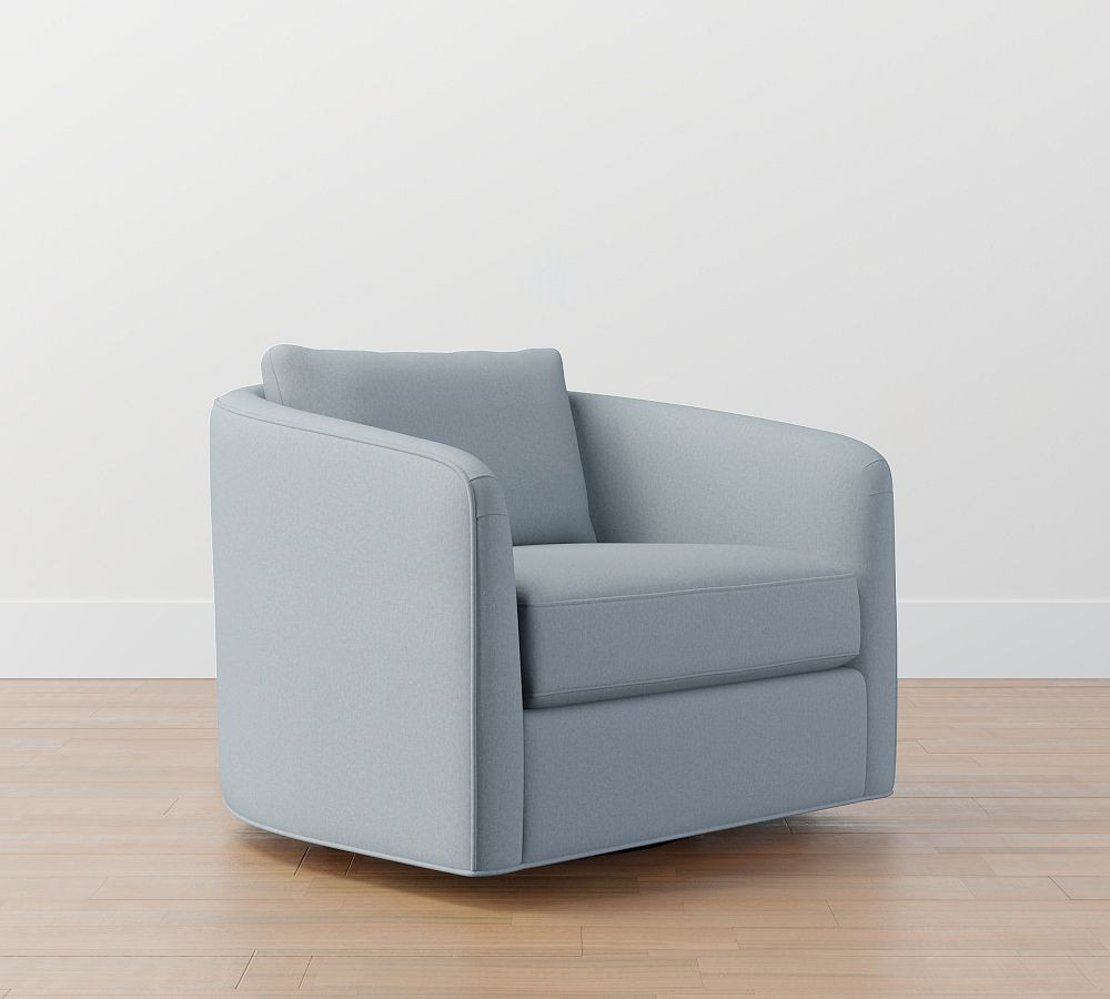 Remmy Swivel Chair | Pottery Barn (US)