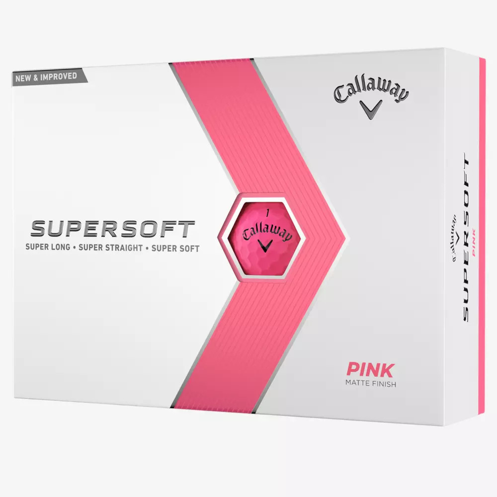 Supersoft 2023 Personalized Golf Balls, Pink - Callaway | PGA TOUR Superstore