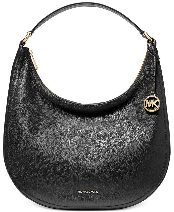 Michael Kors Lydia Large Leather Hobo Bag & Reviews - Handbags & Accessories - Macy's | Macys (US)