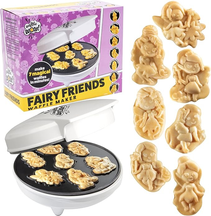 Fairy Mini Waffle Maker- Creates 7 Different Fairy Shaped Waffles in Minutes- A Fun and Cool Magi... | Amazon (US)