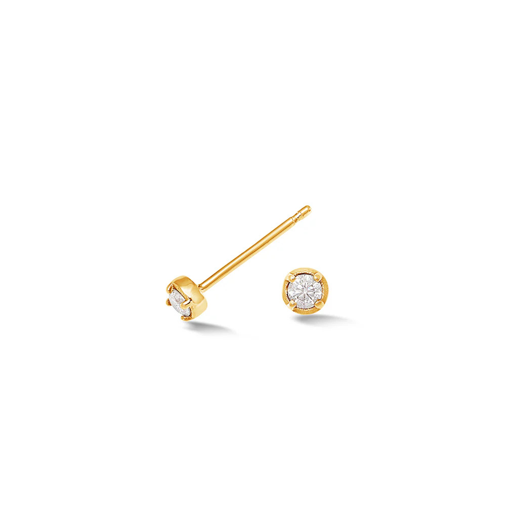 14k Stargazer Diamond Studs | Dower & Hall (Global)