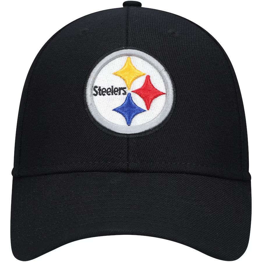 Men's Pittsburgh Steelers '47 Black MVP Adjustable Hat | NFL Shop