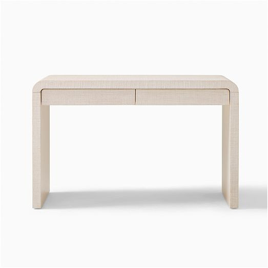 Solstice Painted Raffia Desk (48") | West Elm (US)