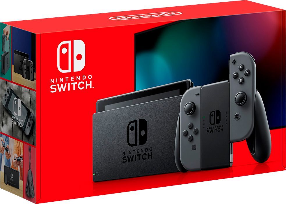 Nintendo Switch 32GB Console Gray Joy-Con HADSKAAAA - Best Buy | Best Buy U.S.