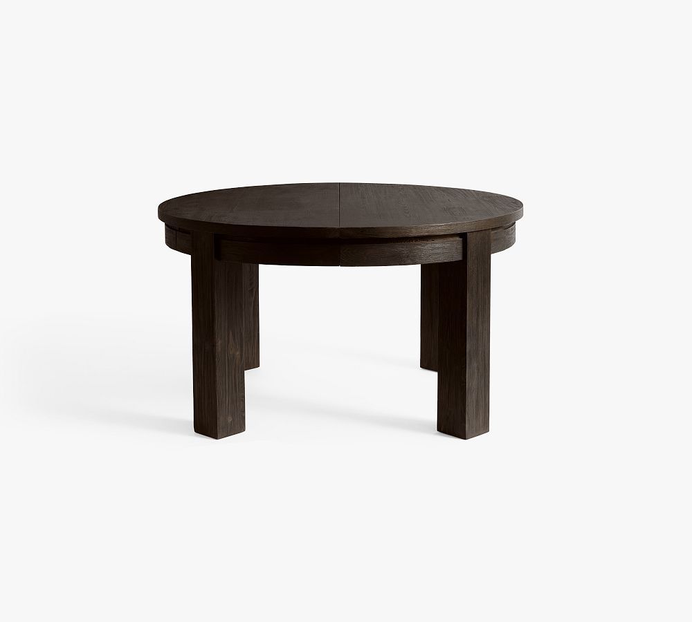 Folsom Round Storage Extending Dining Table | Pottery Barn (US)