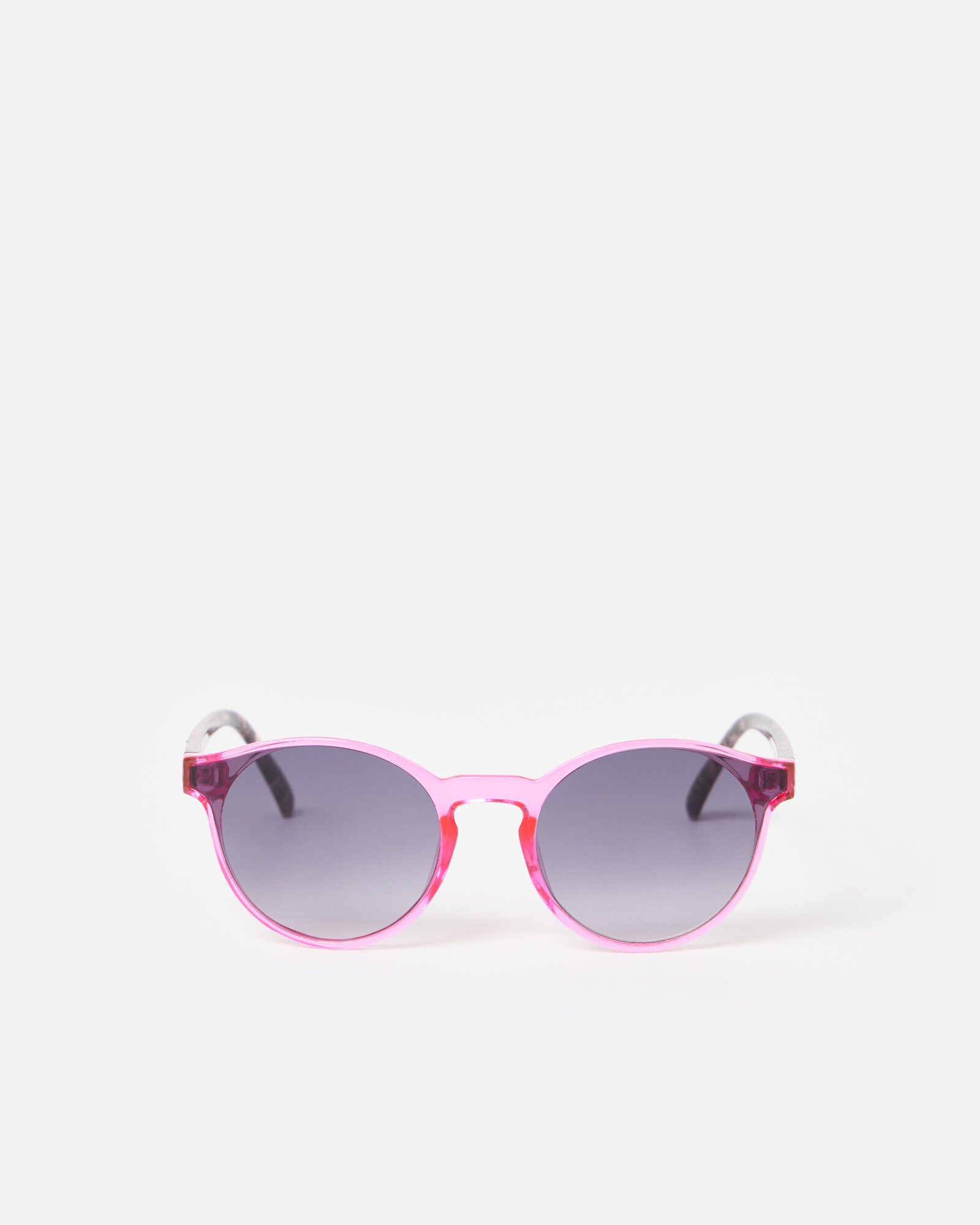 Preppy Crystal Hot Pink Round Sunglasses | Oliver Bonas | Oliver Bonas (Global)