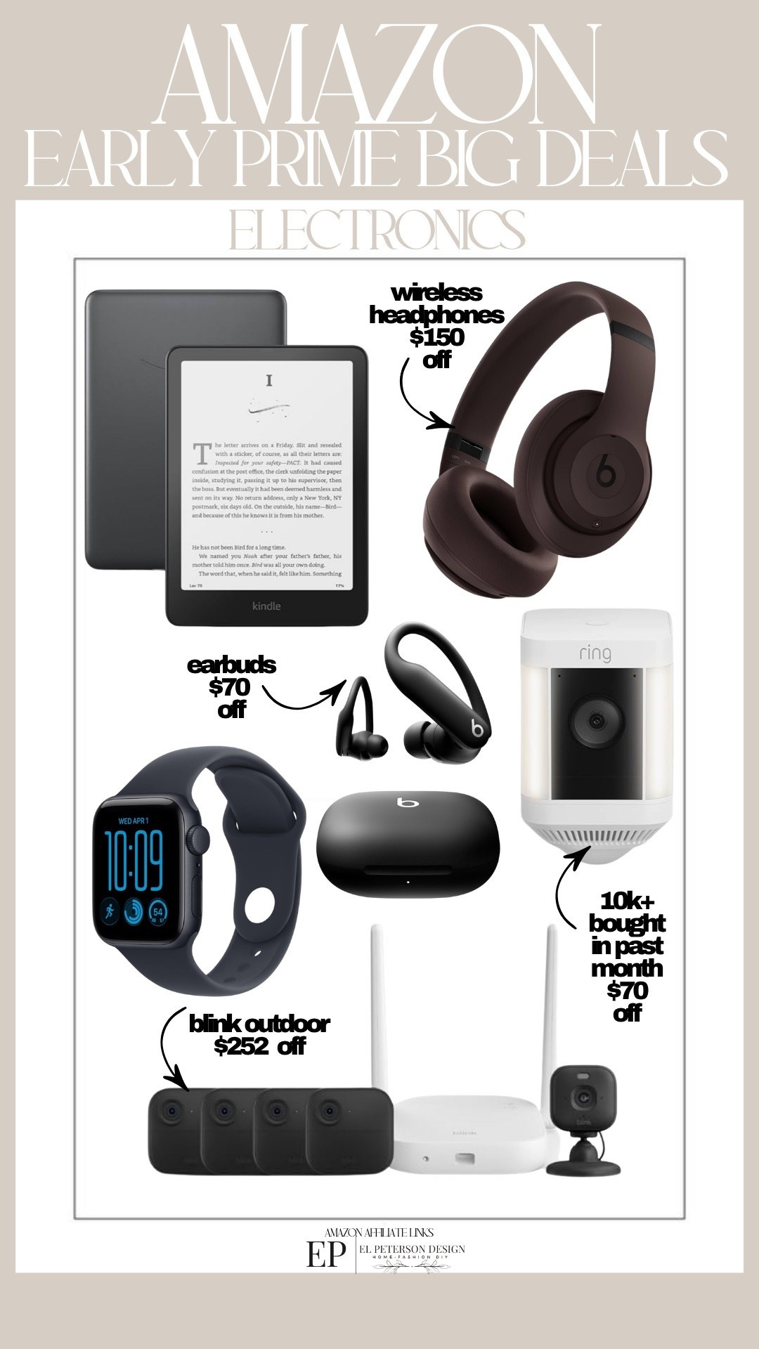 Amazon
Early Prime Big Deals
Kindle
Headset
Watch
Earbuds

#LTKHome #LTKSaleAlert