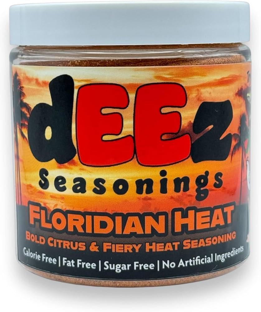 Deez Seasonings Floridian Heat - Spicy Citrus Flavor for Chicken, Seafood & More, No Additives, G... | Amazon (US)