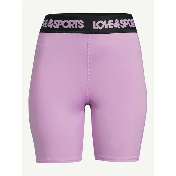 Love & Sports Women’s Bike Shorts, Sizes XS-XXXL | Walmart (US)