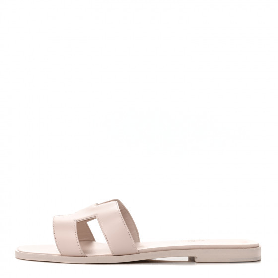 Box Calfskin Oran Sandals 37.5 Rose Petale | FASHIONPHILE (US)